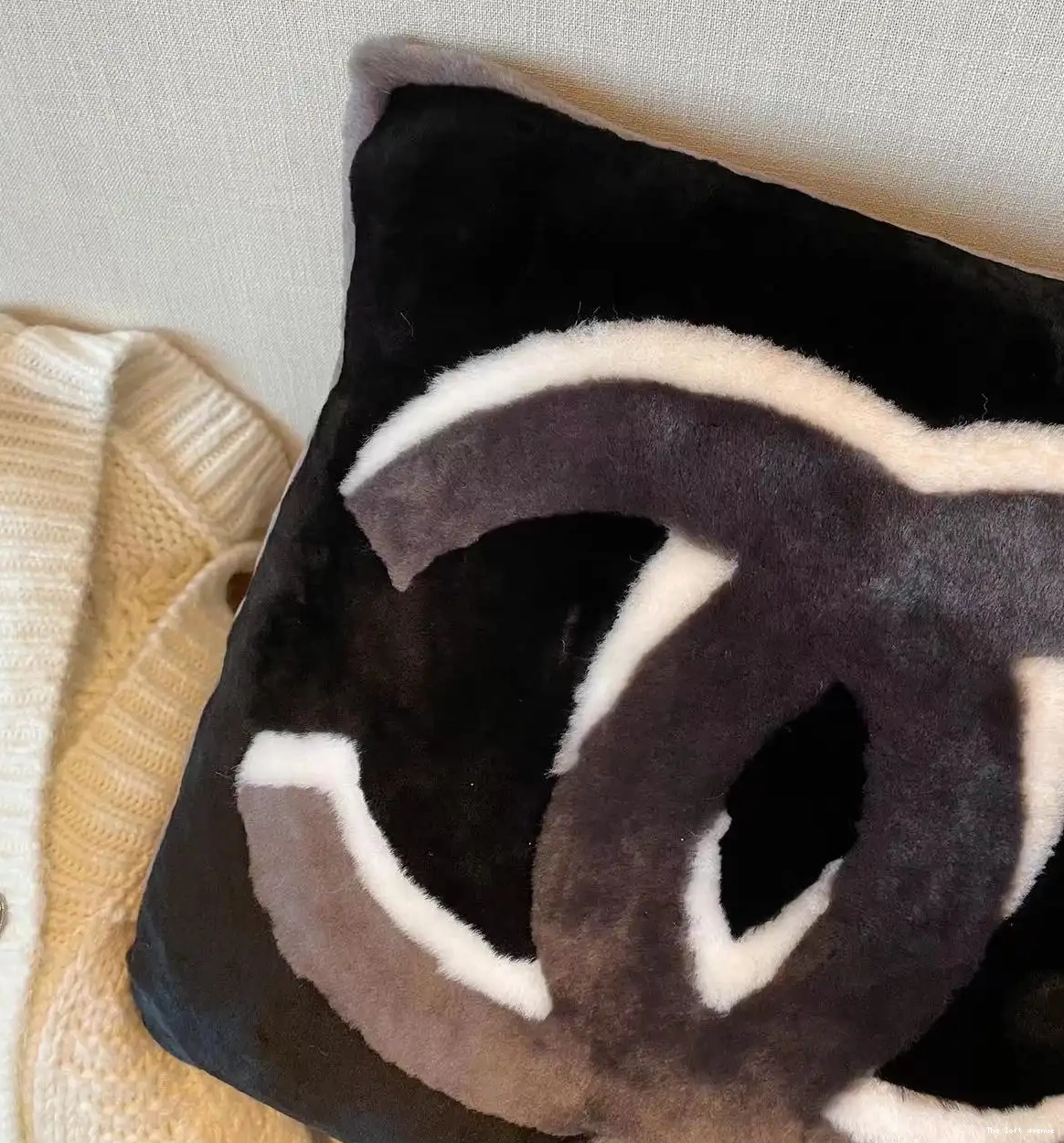 PILLOW SHEARLING THROW COCO 0619